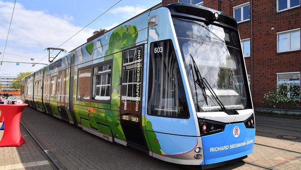 Einweihung der "Richard Siegmann Straßenbahn"