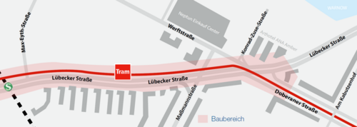 Übersicht Lage Baustelle