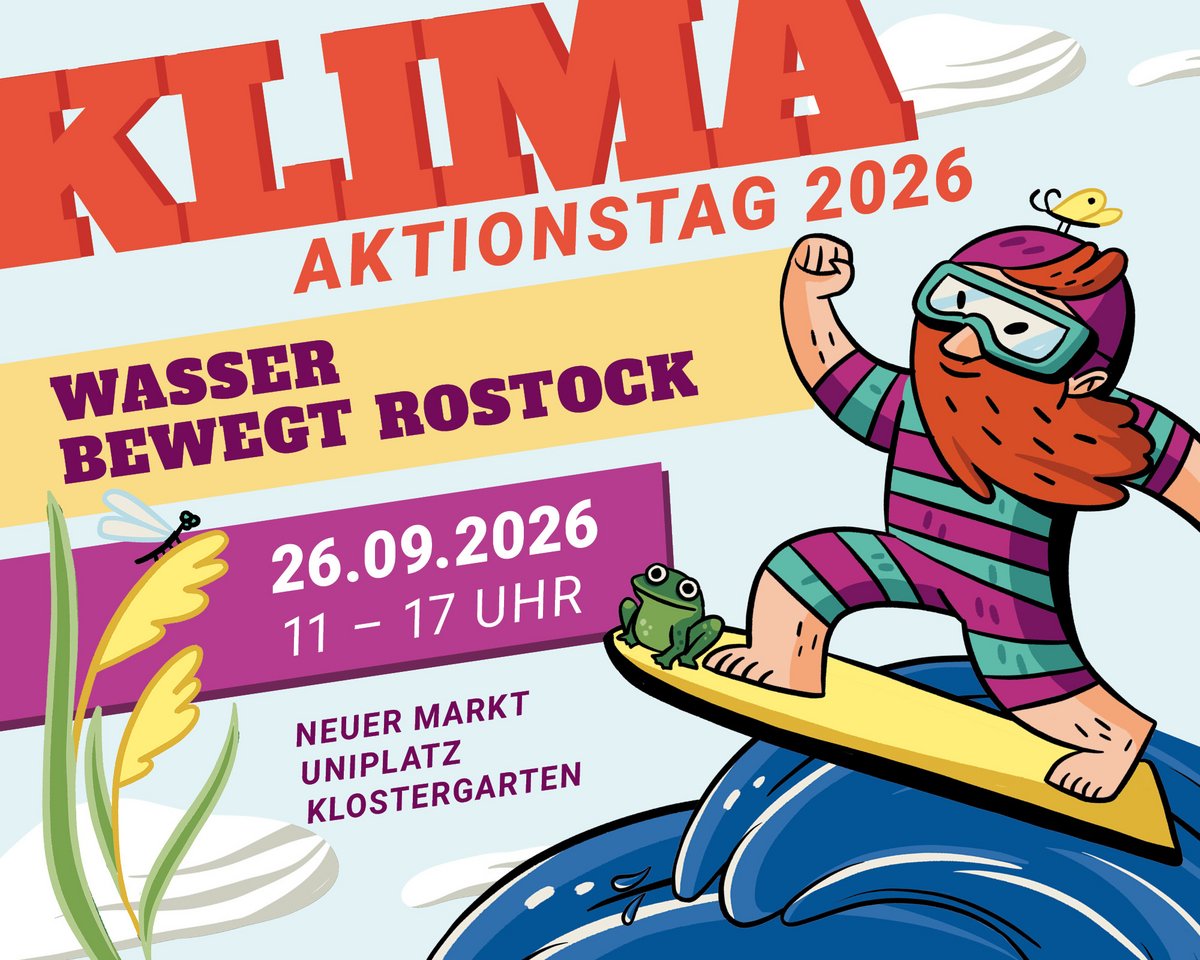 Klima-Aktionstag 2026 – Wasser bewegt Rostock