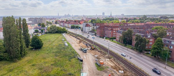 13.7.-21.8.: Baumaßnahme Werftdreieck
