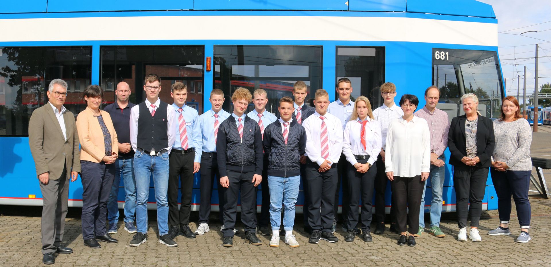 Rostocker Straßenbahn AG Ausbildungsbeginn beim „TOP