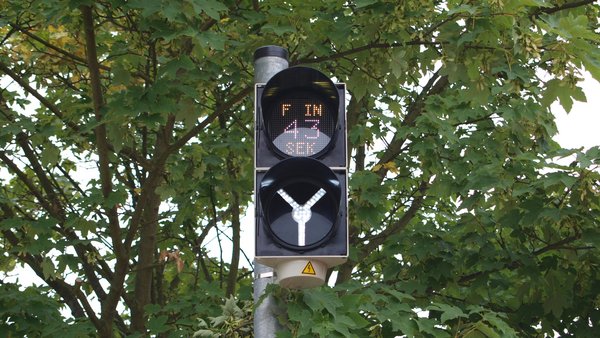 Connection sign with countdown