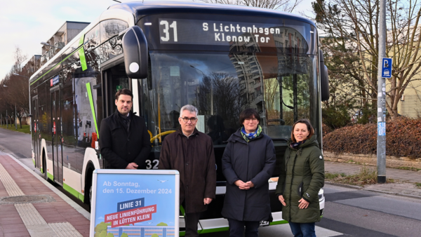Neue Haltestellen in Lütten Klein