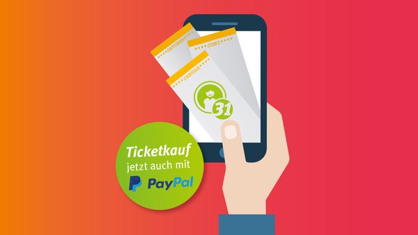 Zeitfahrkarten und PayPal im Mobile Ticketing