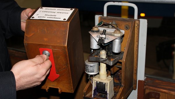 Since 1976 used ticket validation machine