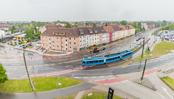 Baumaßnahme Werftdreieck