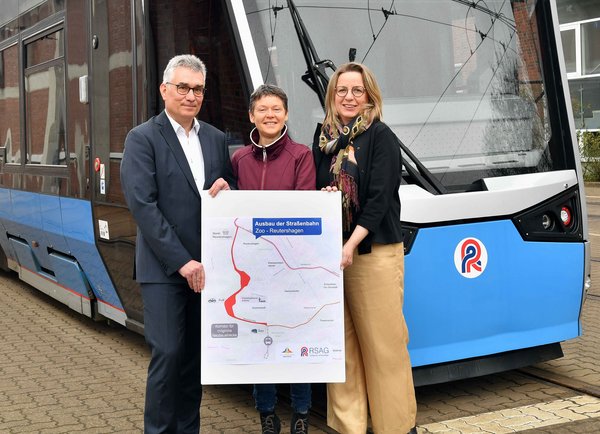 RSAG plant neue Straßenbahnstrecke vom Zoo nach Reutershagen