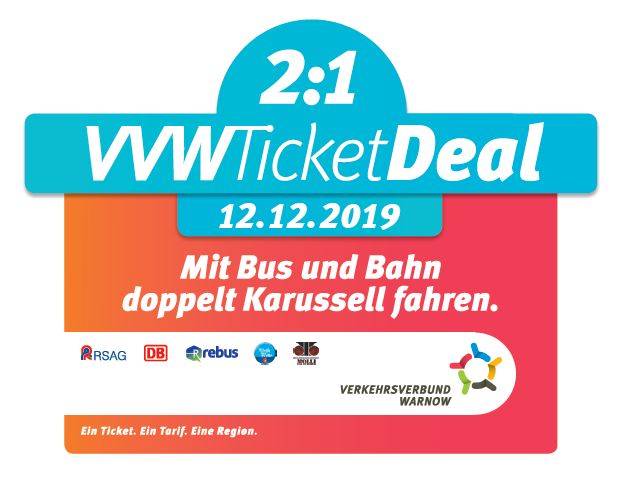 Alle teilnehmenden Fahrgeschäfte sind mit dem VVW TicketDeal Emblem gekennzeichnet.
