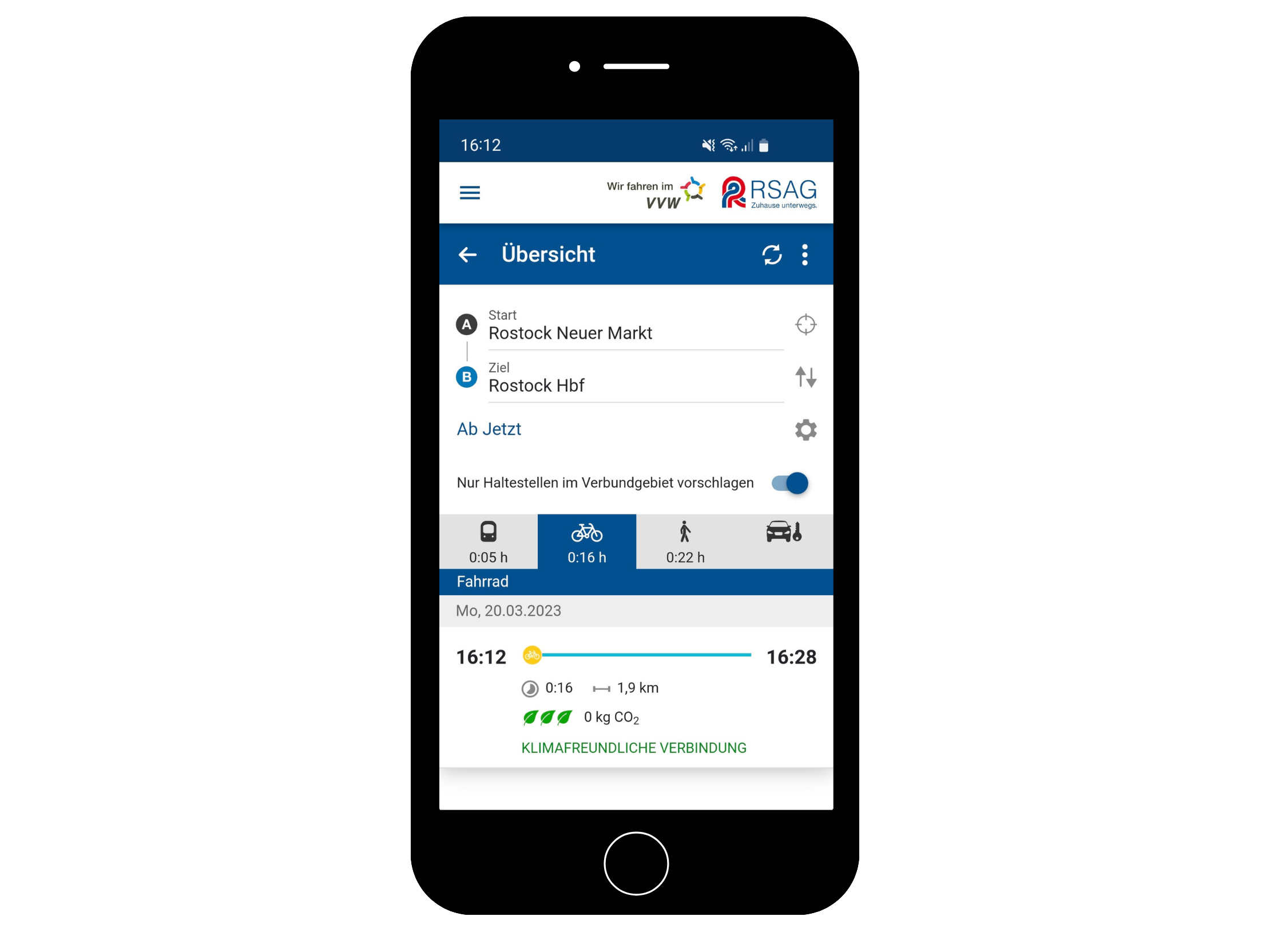 Neue Funktionen In Der RSAG Fahrplanauskunft